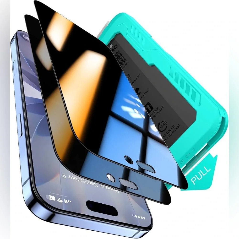 Privacy Screen Protector for iPhone 17 2 Pack